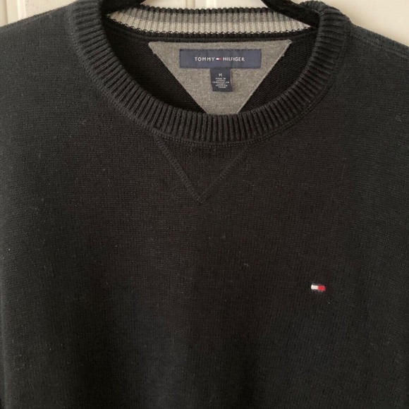 Mens Tommy Hilfiger Sweater(Black) and Sweat Shirts (Dark navy) Size:M - Picture 2 of 5